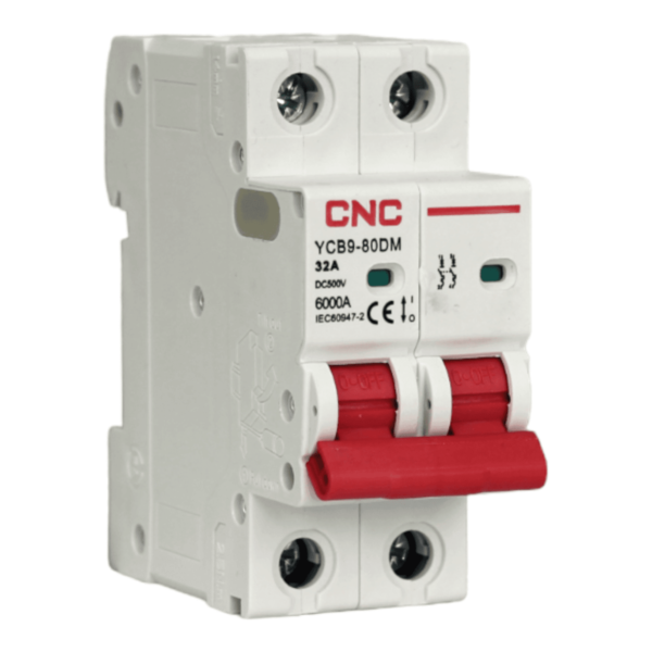 Interruptor termomagnético AC 2P 10A 6KA CNC