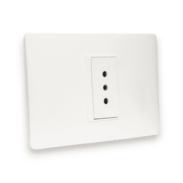 Placa enchufe  10a Simple Luzica/Bticino/Pu1113